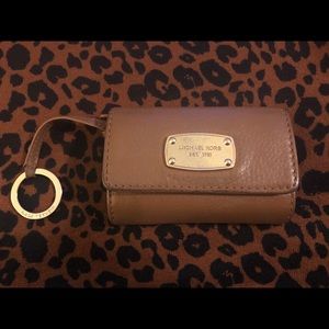 Michael Kors keychain wallet with ID window